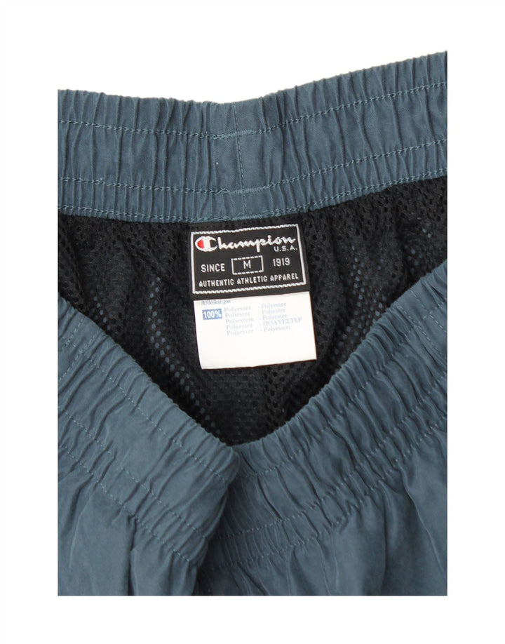 CHAMPION Mens Cargo Tracksuit Trousers Medium Navy Blue Polyester