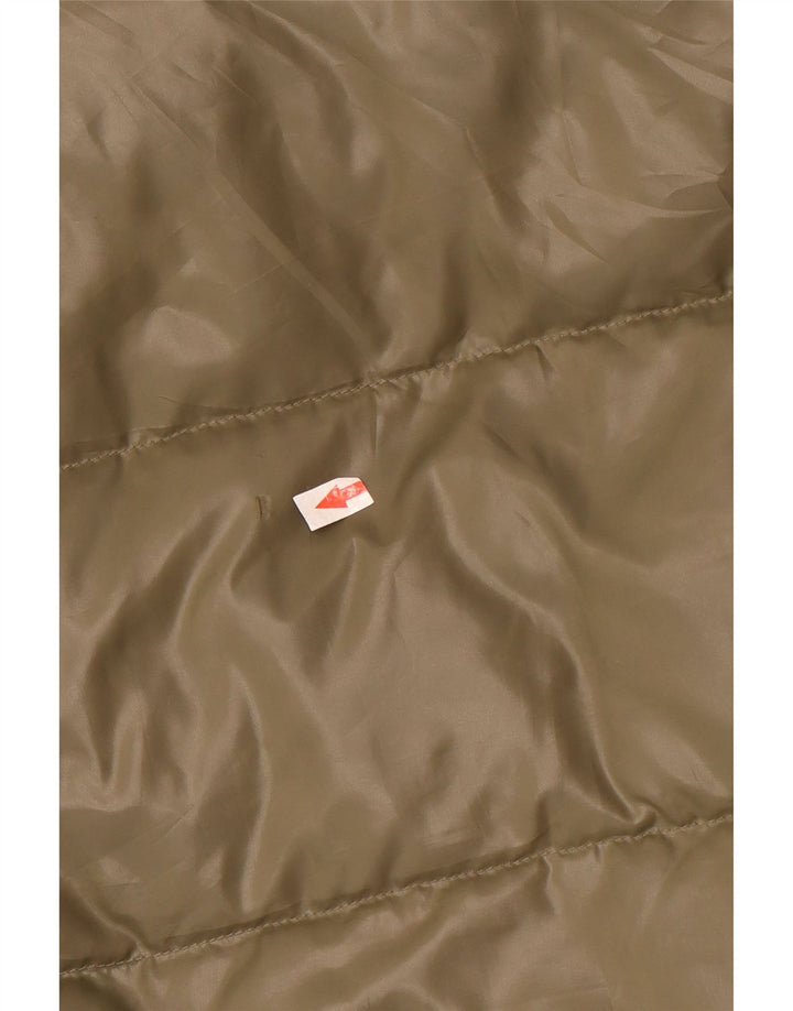 Champion Girls Padded Gilet 11-12 Years Large Khaki Polyester