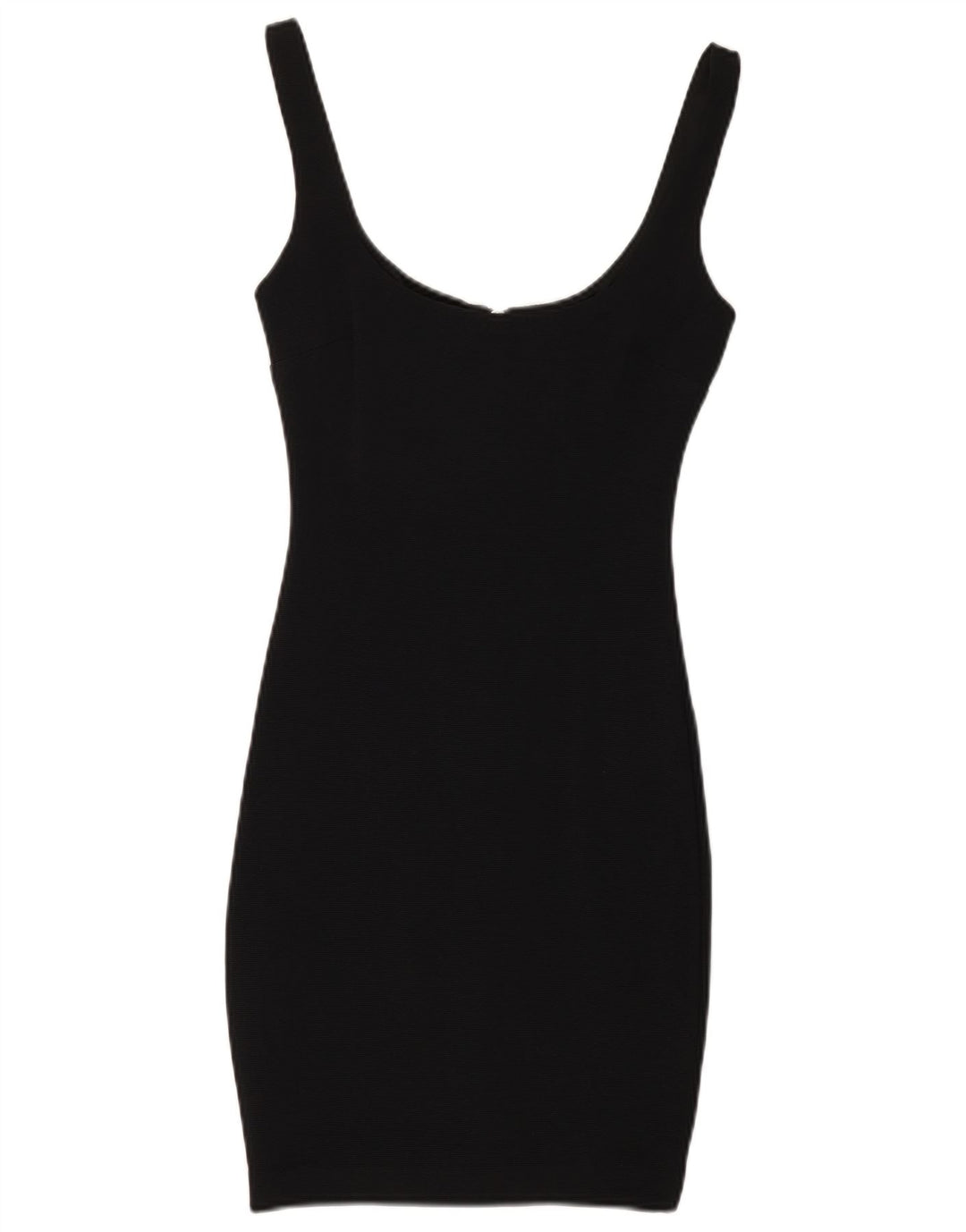 Zara Womens Sleeveless Bodycon Dress UK 8 Small Black Polyamide