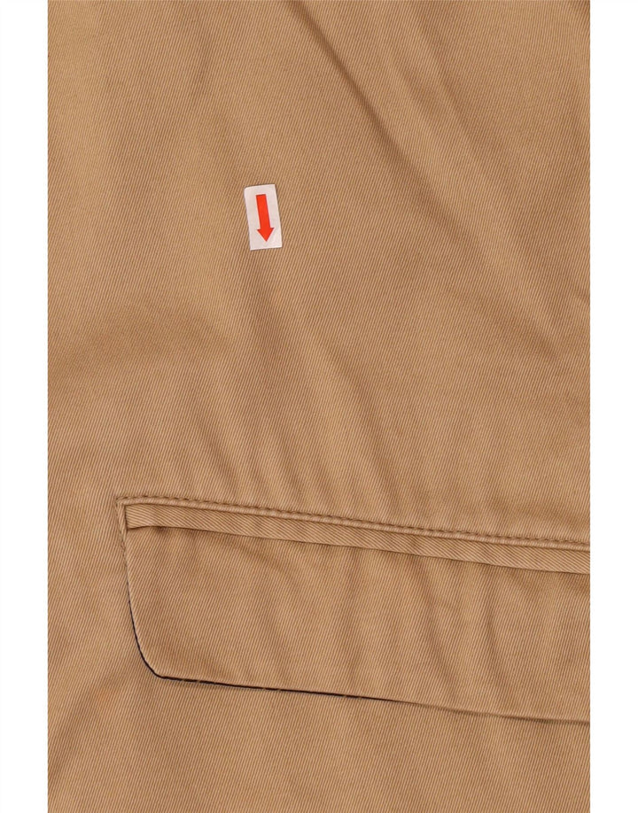 Barba Mens Overcoat IT 46 Small Beige Cotton
