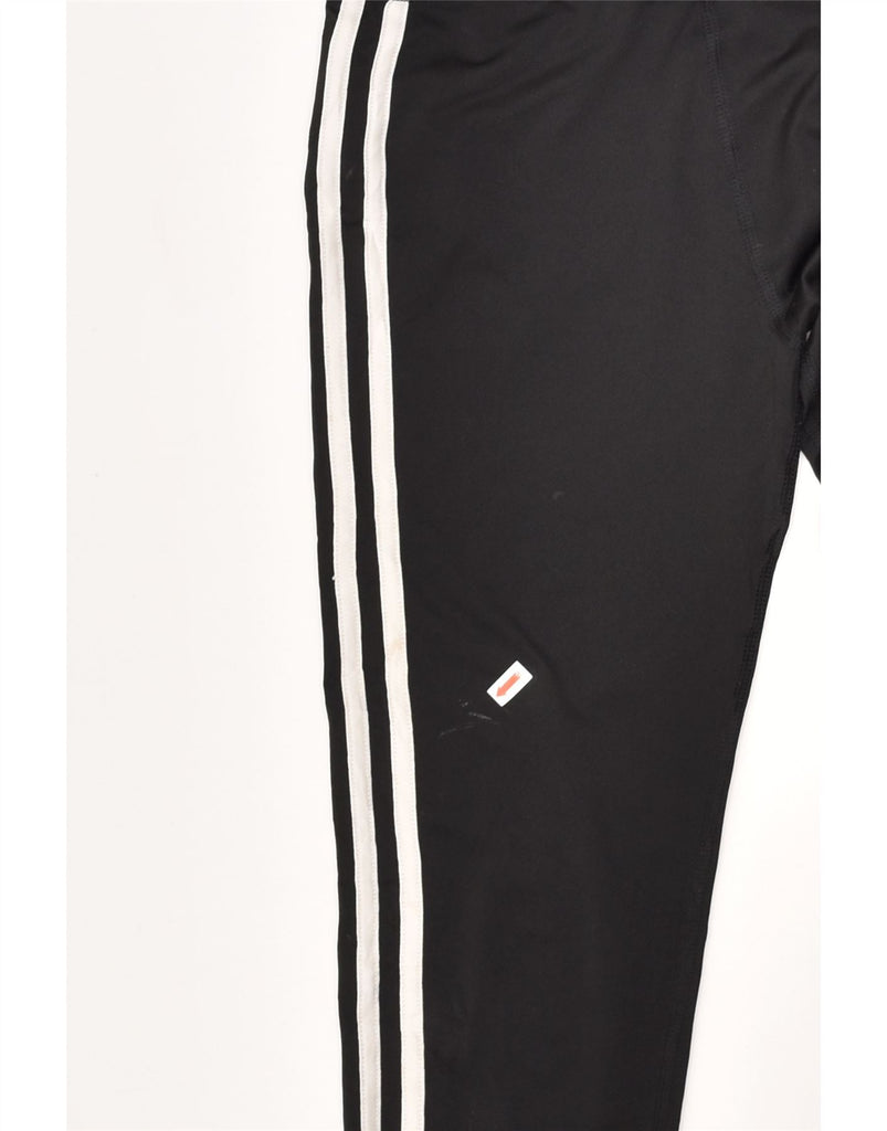 ADIDAS Girls Leggings 13-14 Years Large Black Polyester | Vintage Adidas | Thrift | Second-Hand Adidas | Used Clothing | Messina Hembry 