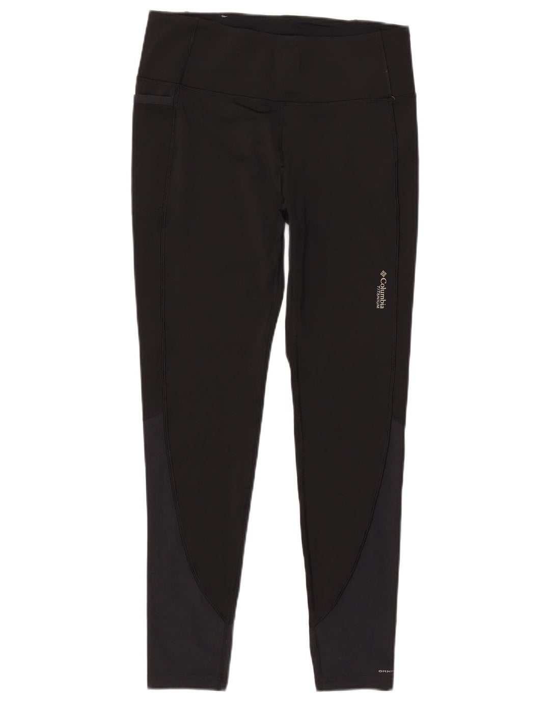 Columbia Womens Titanium Leggings UK 14 Large Black Polyester