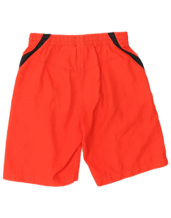 NIKE Boys Sport Shorts 8-9 Years Small Red Colourblock Polyester