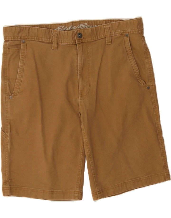 EDDIE BAUER Mens Chino Shorts W34 Large Brown Cotton Vintage Eddie Bauer and Second-Hand Eddie Bauer from Messina Hembry 