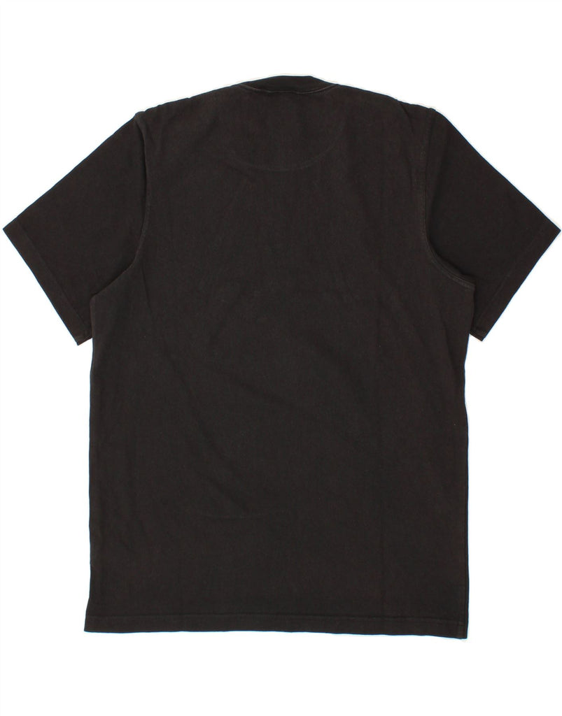 ADIDAS Mens Graphic T-Shirt Top Medium Black Cotton Vintage Adidas and Second-Hand Adidas from Messina Hembry 