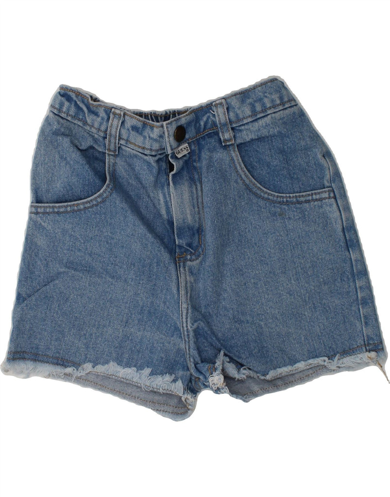 GUESS Girls Denim Shorts 5-6 Years W20  Blue Cotton | Vintage Guess | Thrift | Second-Hand Guess | Used Clothing | Messina Hembry 