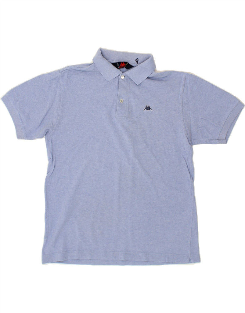 KAPPA Mens Polo Shirt Medium Blue Cotton Vintage Kappa and Second-Hand Kappa from Messina Hembry 