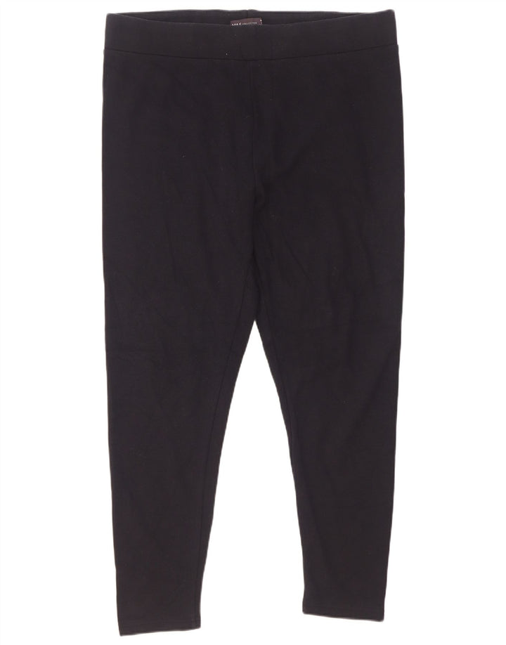 Marks & Spencer Womens Leggings UK 18 XL Navy Blue Polyester