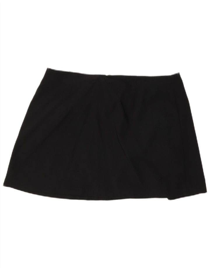 Orsay Womens Mini Wrap Skirt IT 42 Medium W30 Black Viscose
