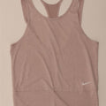 Nike Womens Dri Fit Vest Top UK 12 Medium Pink Polyester