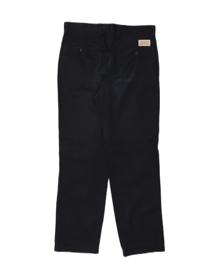 AVIREX Mens Straight Chino Trousers W32 L30 Navy Blue Vintage Avirex and Second-Hand Avirex from Messina Hembry 