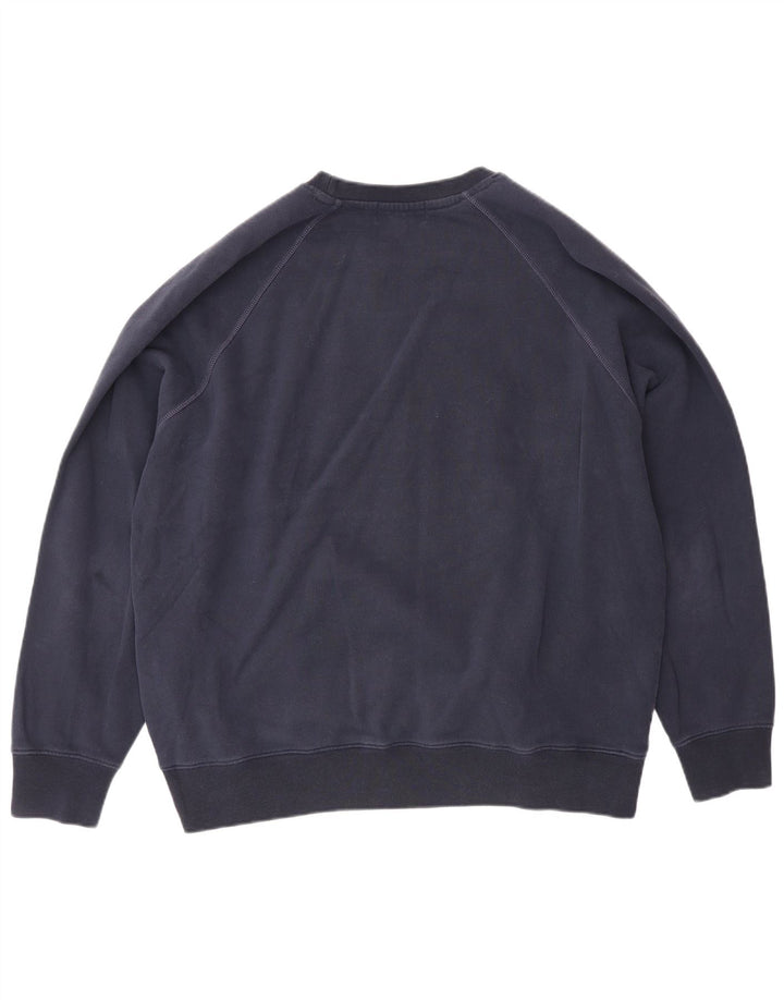 Roy Rogers Mens Graphic Sweatshirt Jumper Large Navy Blue Cotton