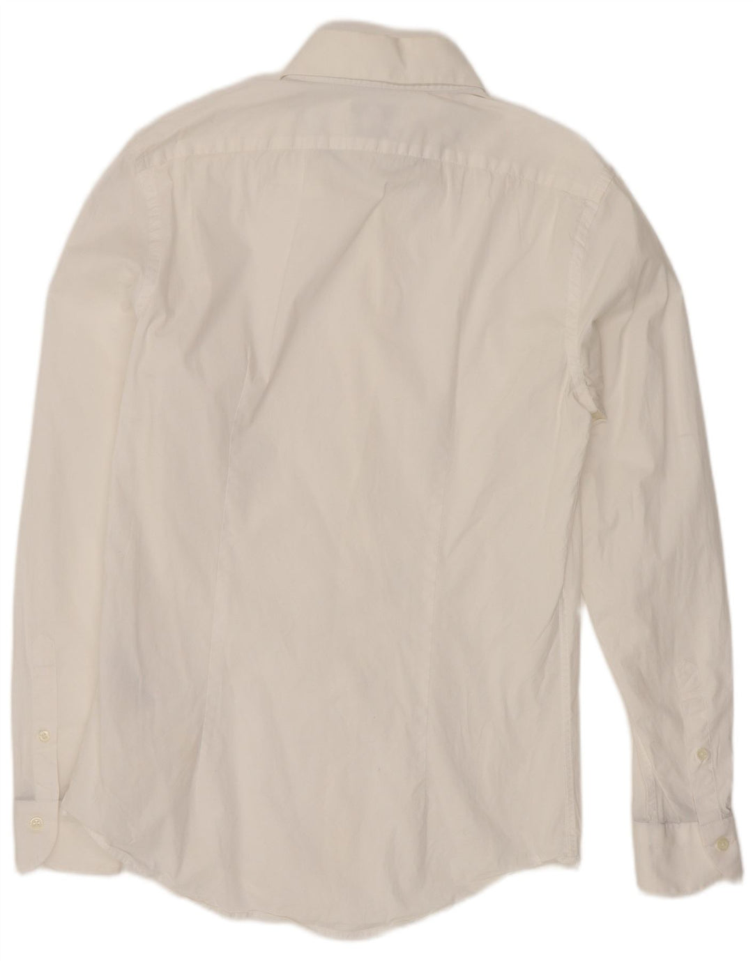 Reiss Mens Slim Fit Shirt Small White Cotton