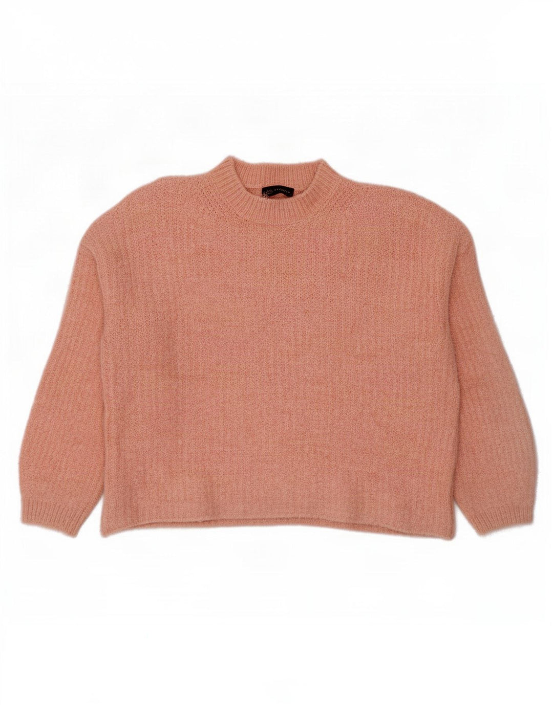 Marks & Spencer Womens Turtle Neck Jumper Sweater UK 14 Medium Pink