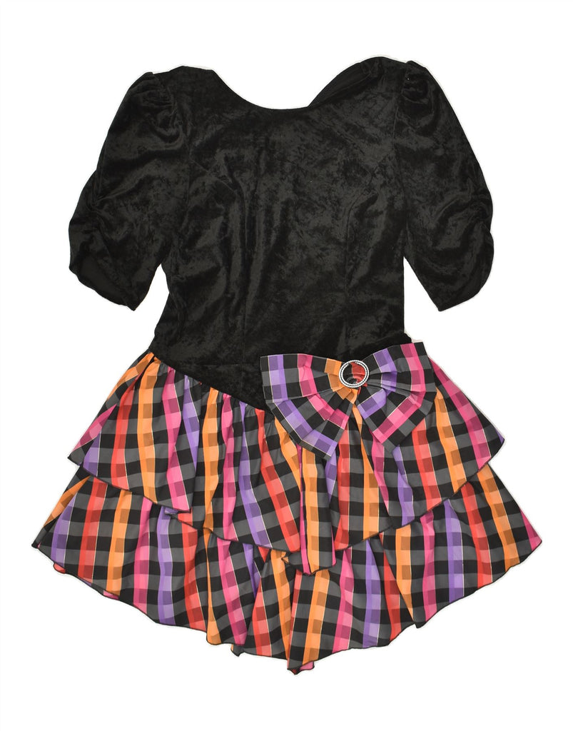 C&A Womens Tutu Dress UK 12 Medium Black Check | Vintage C&A | Thrift | Second-Hand C&A | Used Clothing | Messina Hembry 