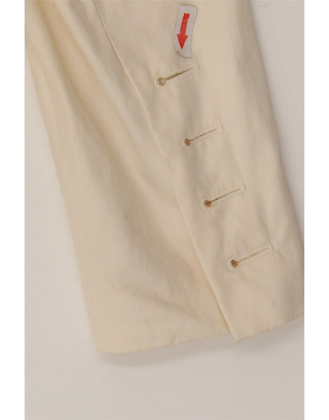 Escada Womens Open Bolero Jacket EU 36 Small Beige Cotton