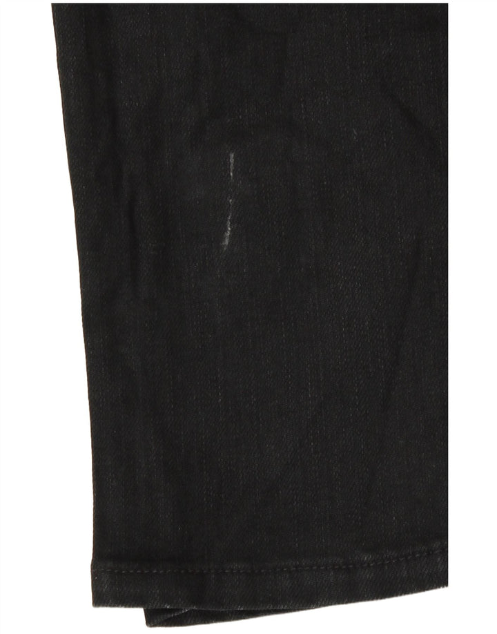Tommy Hilfiger Mens Straight Jeans W32 L32 Black Cotton