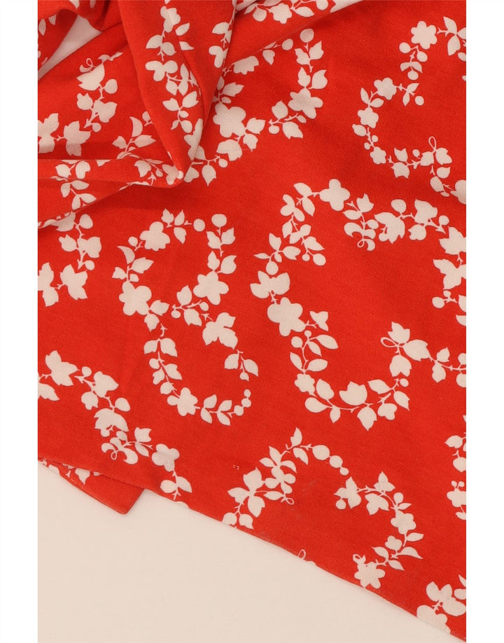 Boden Womens Sheath Dress UK 12 Medium Red Floral Viscose