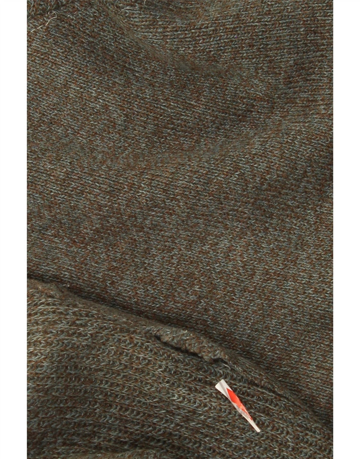 Vintage Mens Cardigan Sweater 2XL Khaki