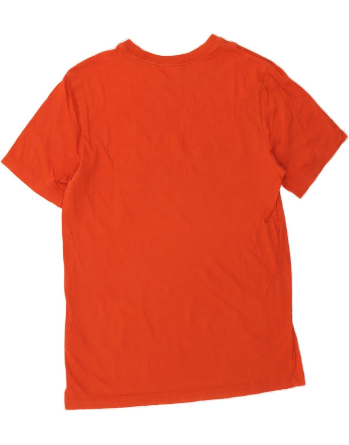 NIKE Mens Graphic T-Shirt Top Medium Orange Cotton Vintage Nike and Second-Hand Nike from Messina Hembry 