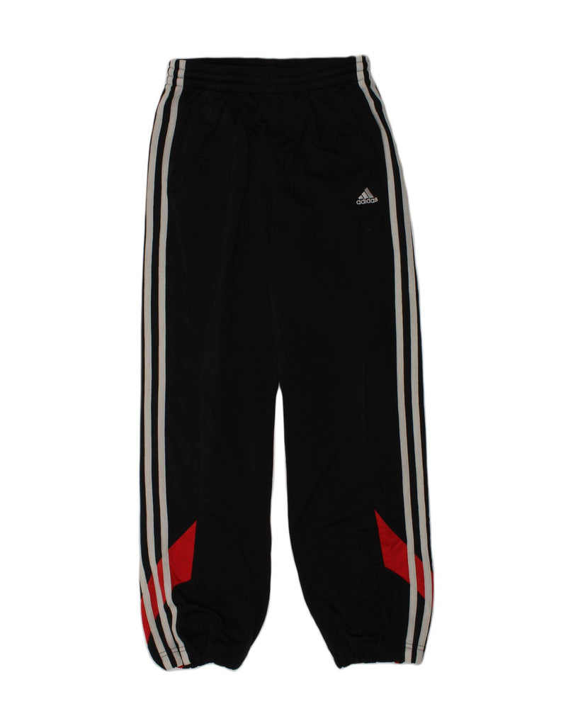 ADIDAS Boys Tracksuit Trousers Joggers 11-12 Years Black Polyester | Vintage Adidas | Thrift | Second-Hand Adidas | Used Clothing | Messina Hembry 