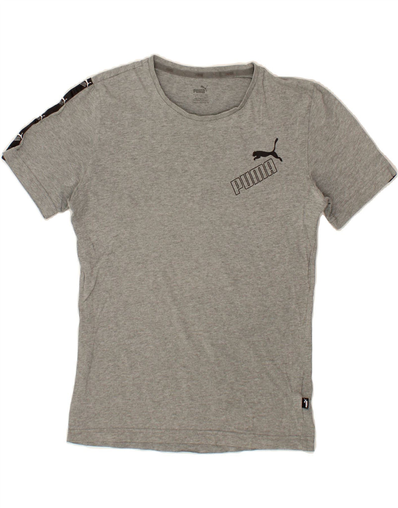 PUMA Mens Graphic T-Shirt Top Small Grey Cotton Vintage Puma and Second-Hand Puma from Messina Hembry 