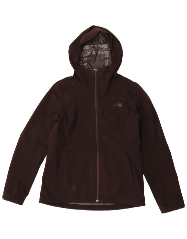 The North Face Mens Hooded Rain Jacket UK 38 Medium Black Polyester