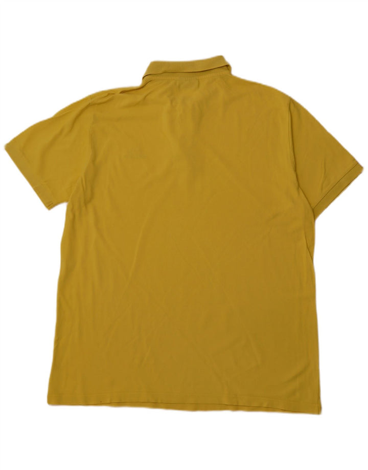 KAPPA Mens Polo Shirt XL Yellow Cotton