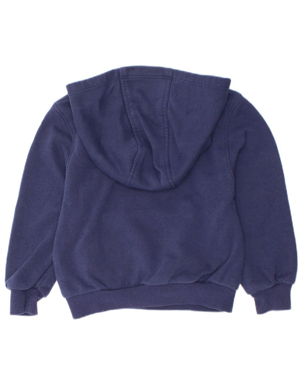 Nike Boys Graphic Hoodie Jumper 2-3 Years Navy Blue Cotton