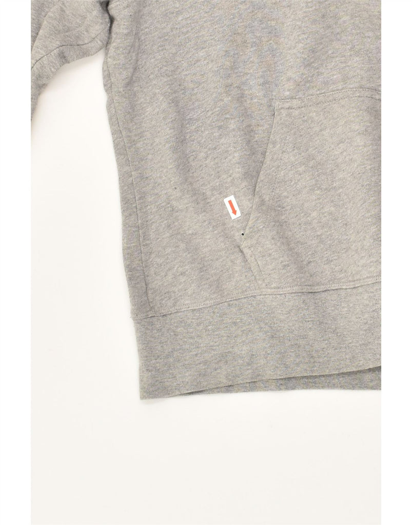 CHAMPION Womens Graphic Hoodie Jumper UK 14 Medium Grey Cotton | Vintage Champion | Thrift | Second-Hand Champion | Used Clothing | Messina Hembry 