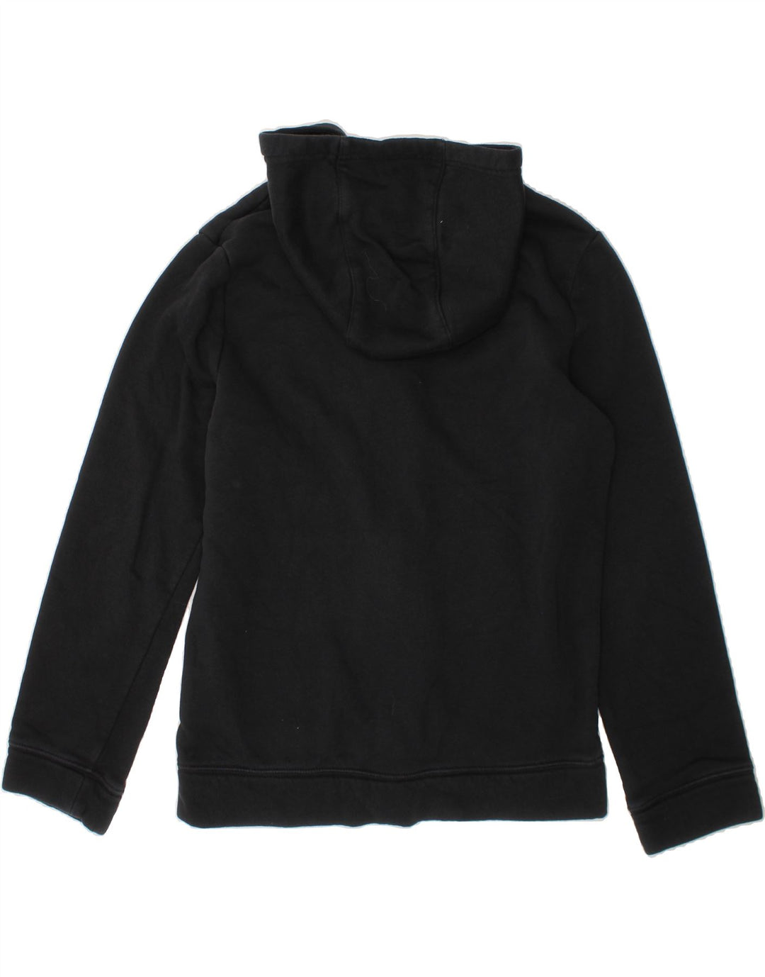 NIKE Boys Zip Hoodie Sweater 10-11 Years Medium Black Cotton Vintage Nike and Second-Hand Nike from Messina Hembry 