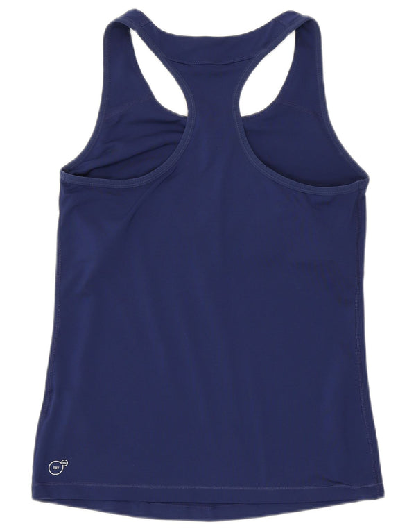 PUMA Womens Vest Top UK 16 Large  Navy Blue Polyester