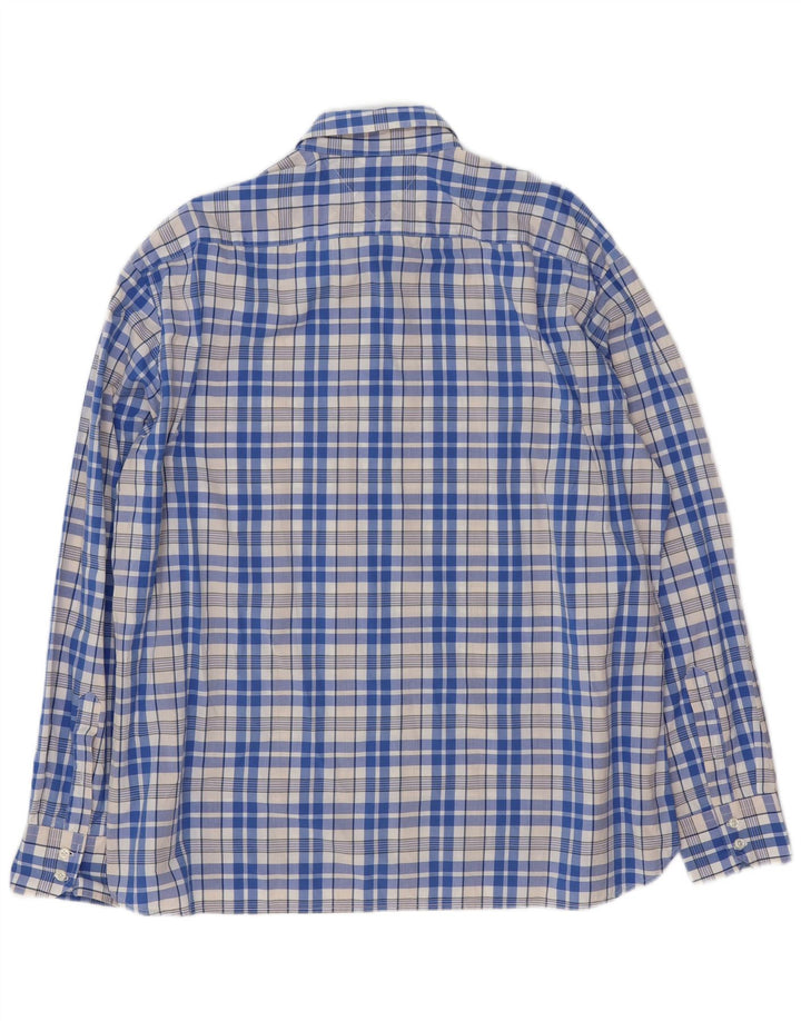 Tommy Hilfiger Mens Shirt XL Blue Check Cotton