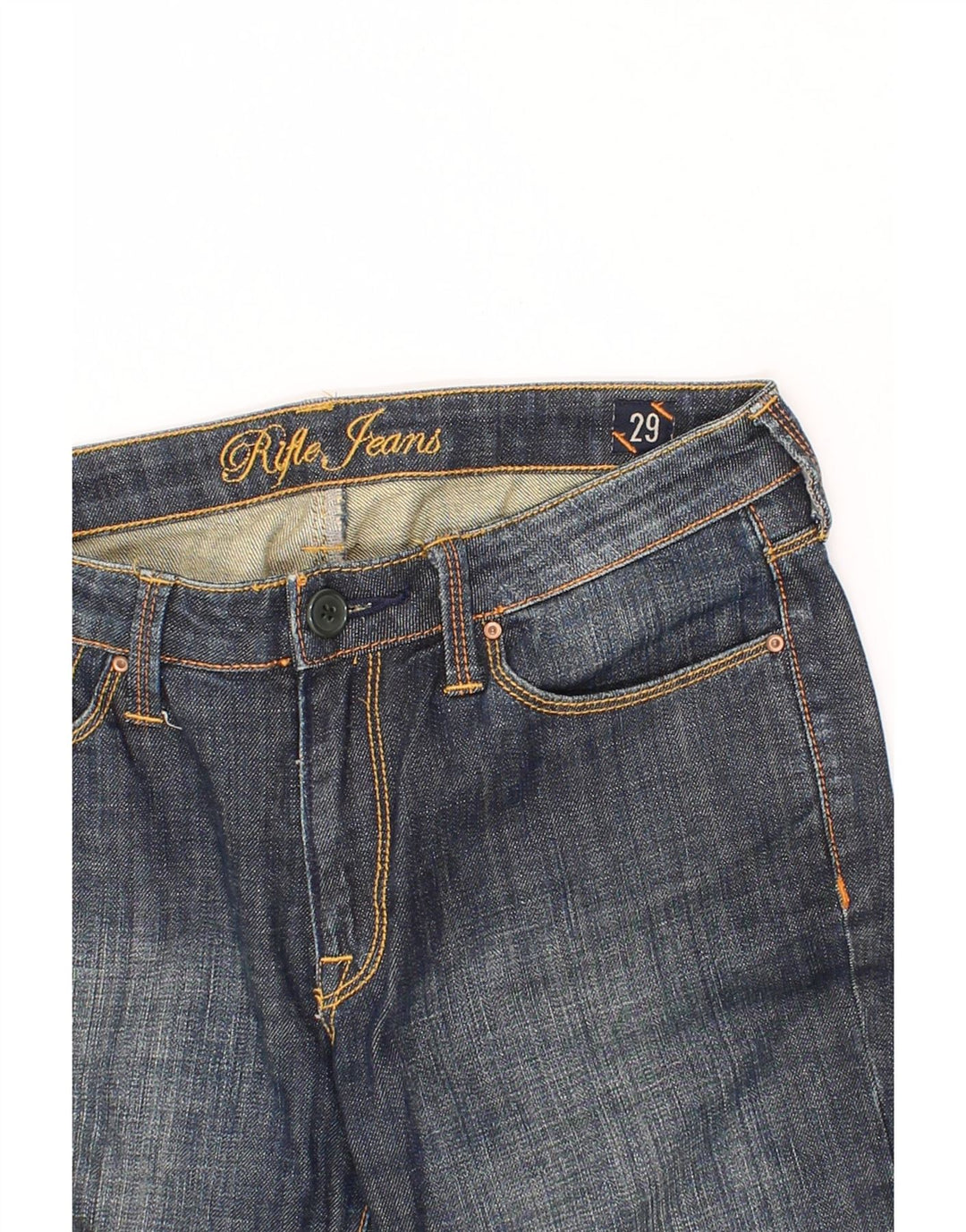 RIFLE Womens Slim Jeans W29 L28 Blue Cotton Vintage Rifle and Second-Hand Rifle from Messina Hembry 