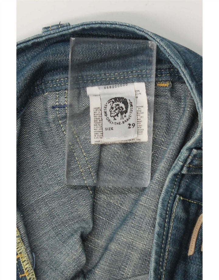 Diesel Womens Loose Jeans W29 L34 Blue Cotton