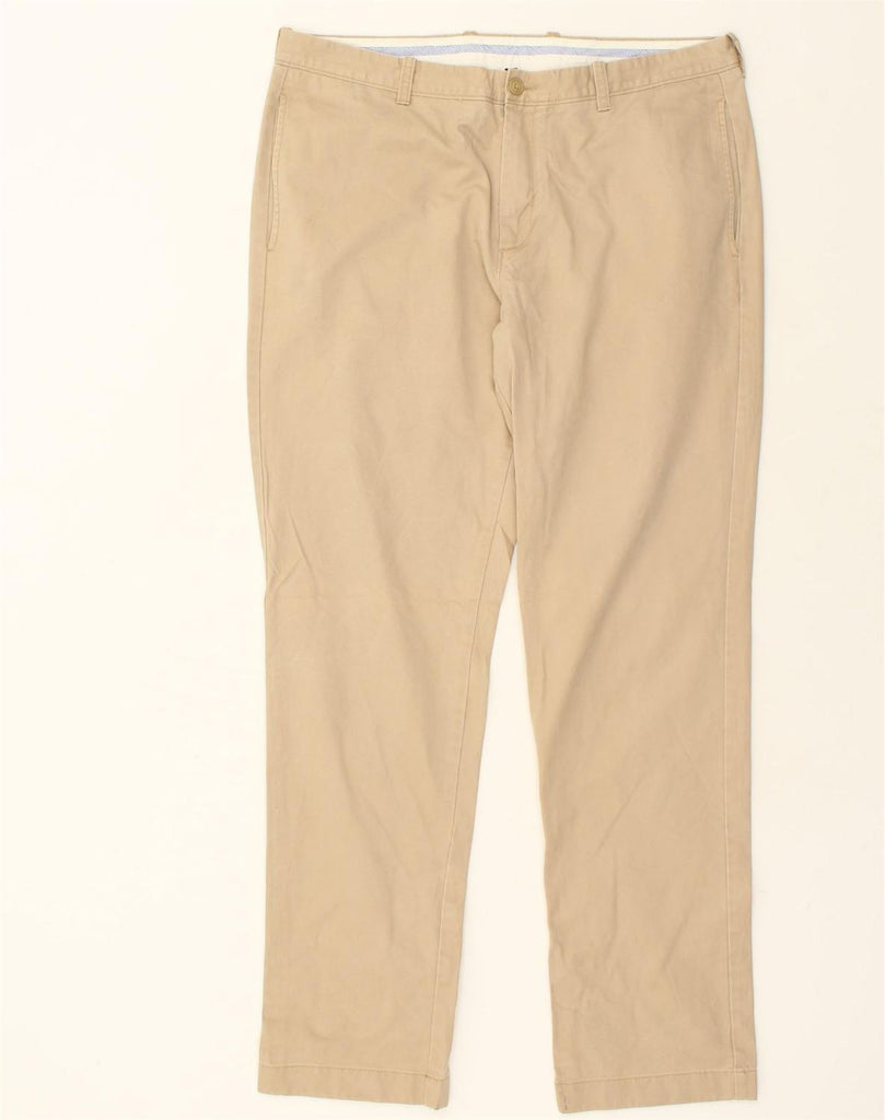 J. CREW Mens Slim Chino Trousers W36 L34  Beige Cotton | Vintage J. Crew | Thrift | Second-Hand J. Crew | Used Clothing | Messina Hembry 