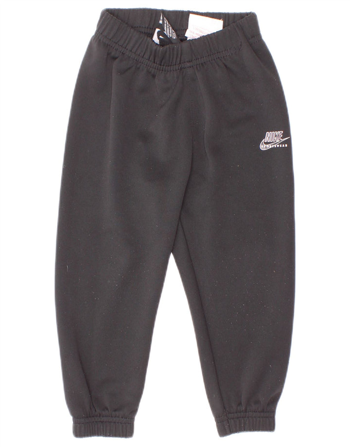 Nike Baby Boys Joggers Tracksuit Trousers 18-24 Months Black Polyester
