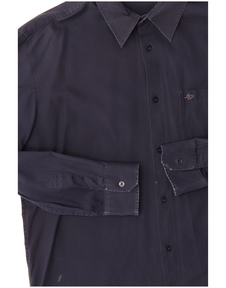Levi's Mens Shirt Large Navy Blue Cotton