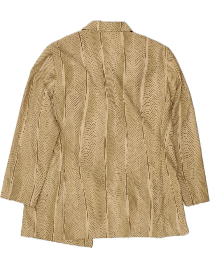 FRANKENWALDER Womens 4 Button 3/4 Sleeve Blazer Jacket EU 44 XL Beige Vintage Frankenwalder and Second-Hand Frankenwalder from Messina Hembry 