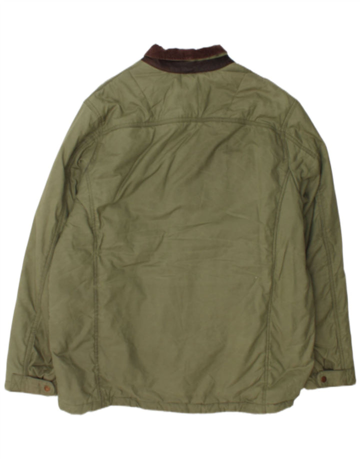 Timberland Mens Windbreaker Jacket UK 42 XL Green