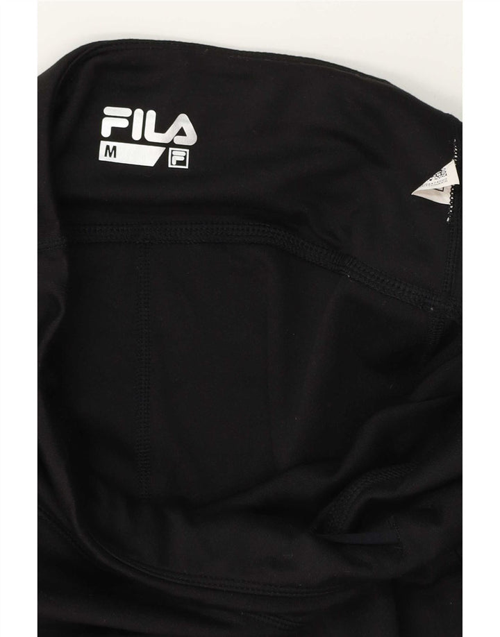 Fila Womens Leggings UK 12 Medium Black