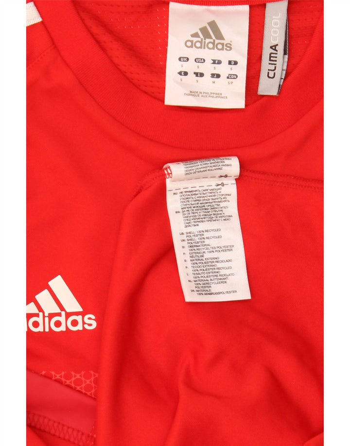 ADIDAS Mens Team GB Graphic T-Shirt Top Small Red Polyester