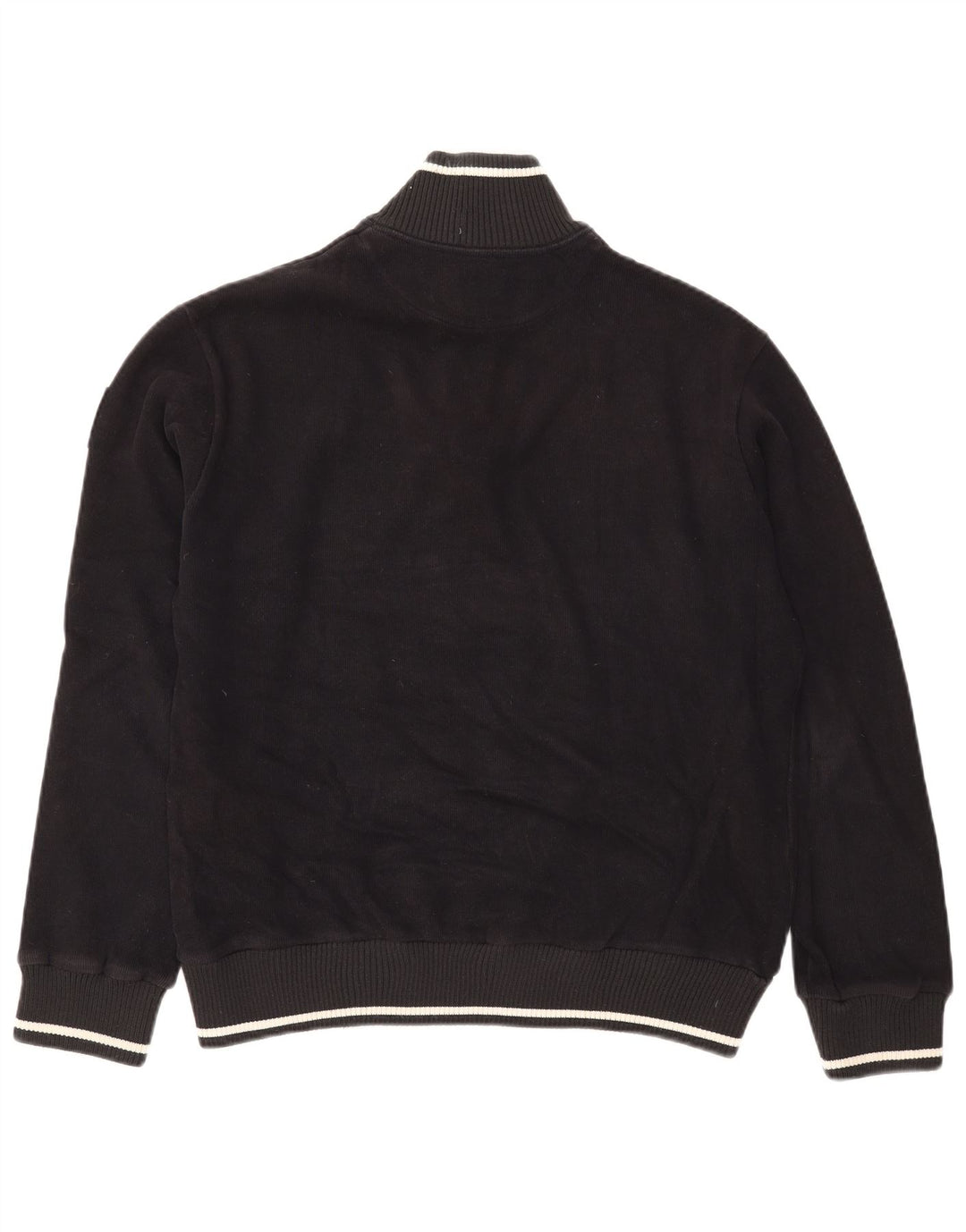 Marina Yachting Mens Button Neck Jumper Sweater 2XL Black Cotton