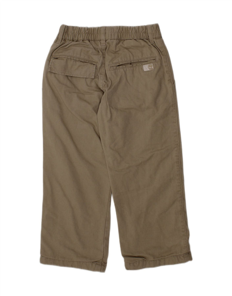 TIMBERLAND Boys Straight Windbreaker Trousers 2-3 Years W20 L16 Khaki Vintage Timberland and Second-Hand Timberland from Messina Hembry 