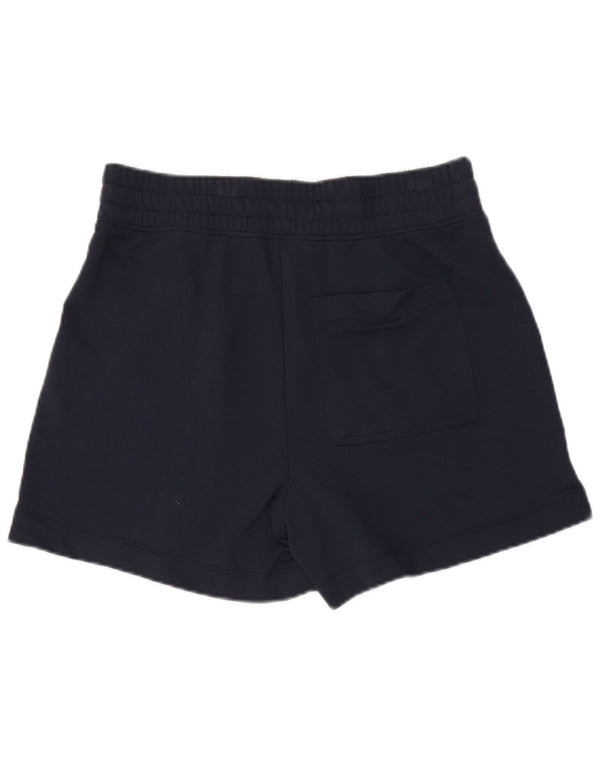 Marks & Spencer Womens Sport Shorts UK 14 Large Navy Blue Cotton