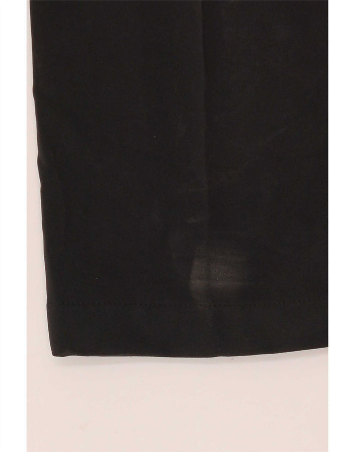 Adidas Mens Straight Chino Trousers W36 L32 Black Polyester