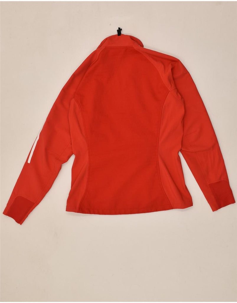 ADIDAS Womens Tracksuit Top Jacket UK 12 Medium Red Polyester | Vintage Adidas | Thrift | Second-Hand Adidas | Used Clothing | Messina Hembry 