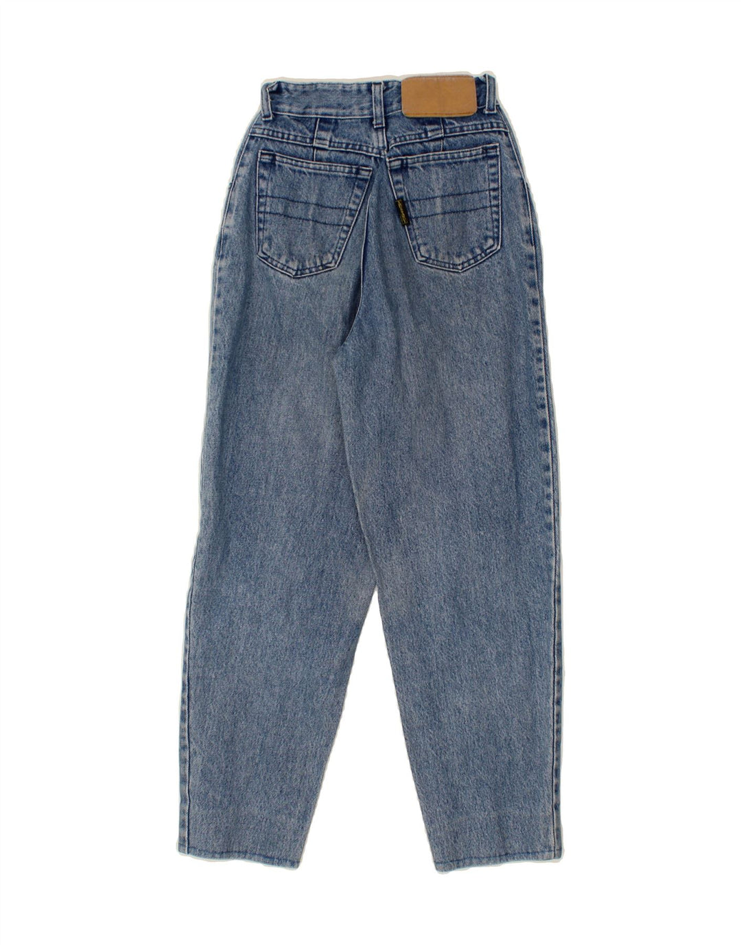 TRUSSARDI Womens Tapered Jeans W27 L25 Blue Cotton Vintage Trussardi and Second-Hand Trussardi from Messina Hembry 