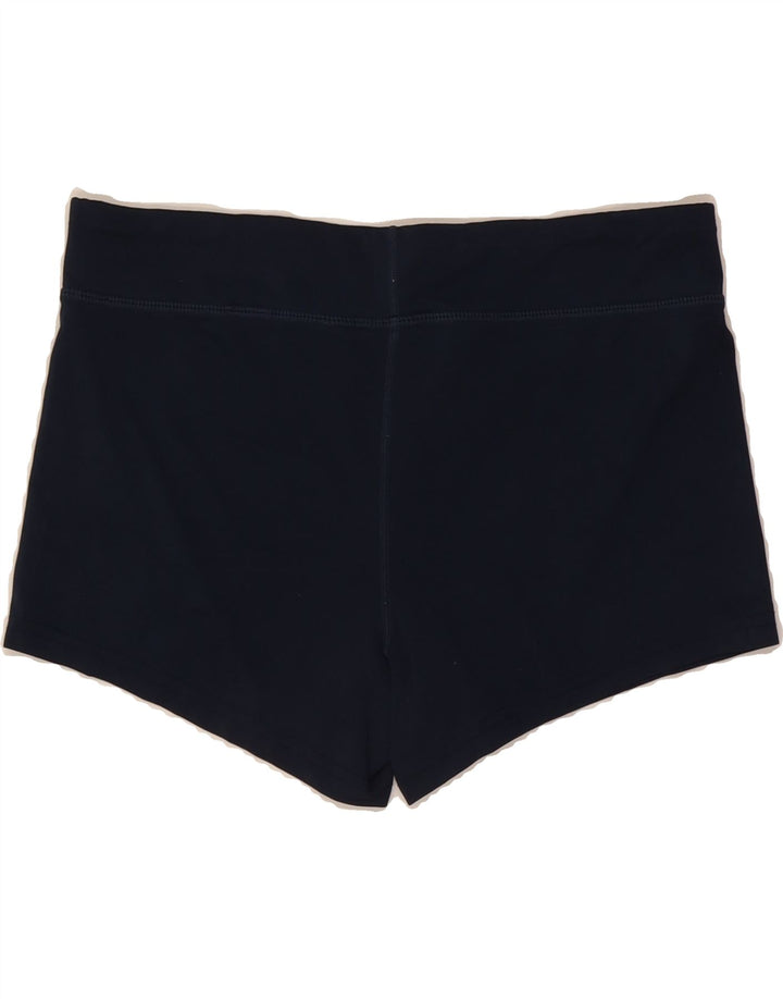 NIKE Womens Dri Fit Sport Shorts UK 14 Medium Navy Blue Vintage Nike and Second-Hand Nike from Messina Hembry 