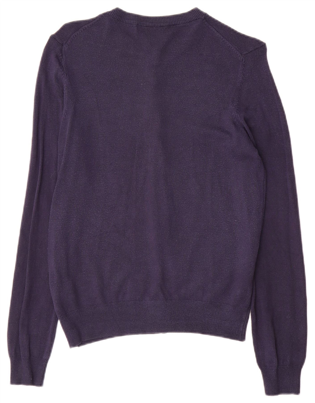 Marks & Spencer Womens Cardigan Sweater UK 12 Medium Navy Blue Viscose